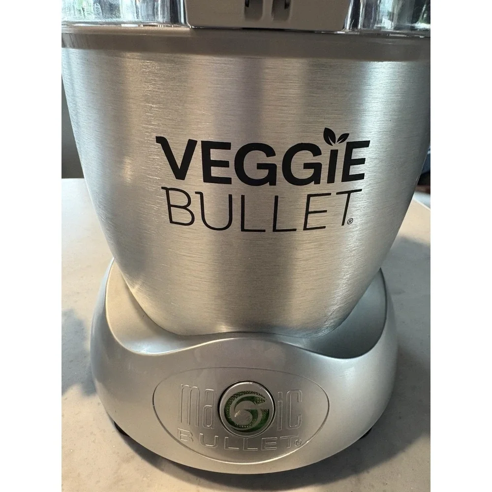 Veggie Bullet Magic Bullet Spiralizer Bundle Food Processor  VB-102 -Tested READ
